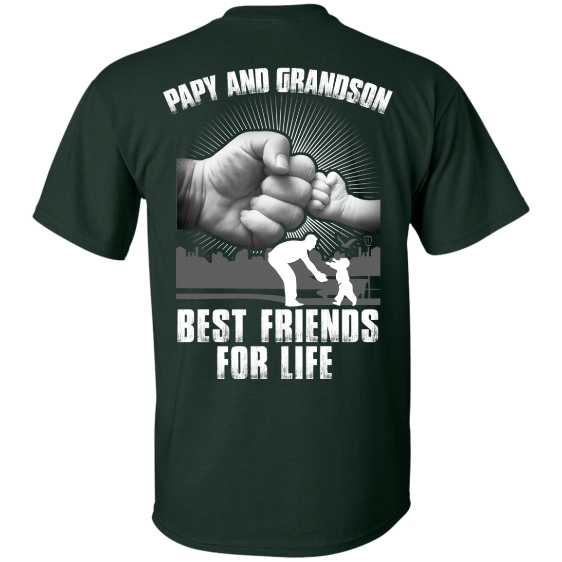 Papy And Grandson Best Friends For Life T-Shirt & Hoodie | Teecentury.com