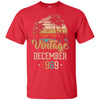 Retro Classic Vintage December 1969 53th Birthday Gift T-Shirt & Hoodie | Teecentury.com