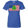 Shamrock Ireland USA Irish American Flag Gift T-Shirt & Hoodie | Teecentury.com