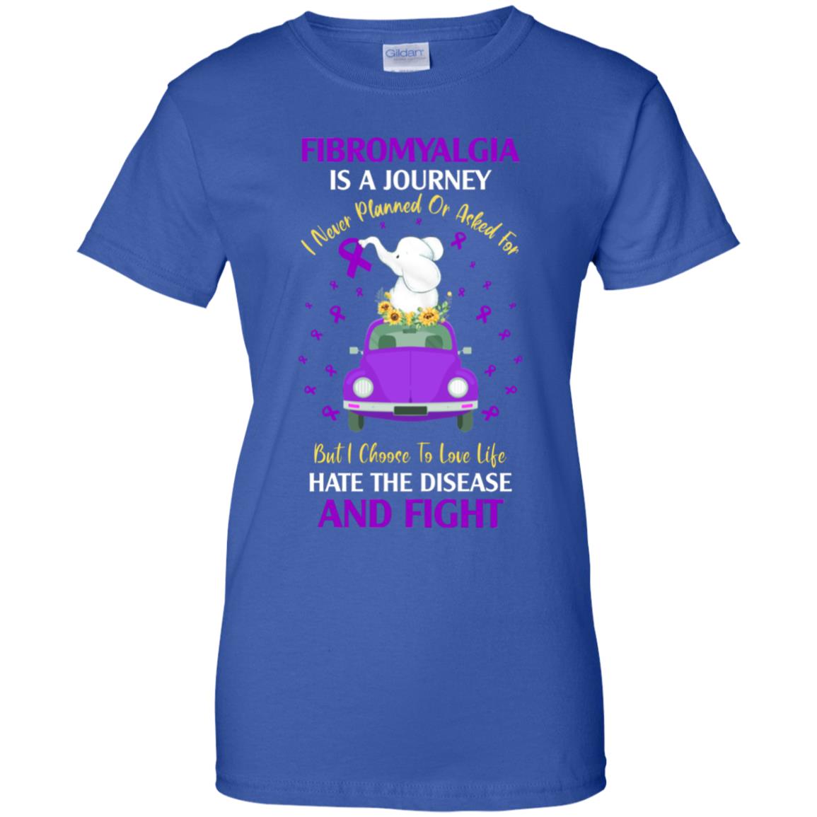 Fibromyalgia Awareness Is A Journey T-Shirt & Hoodie | Teecentury.com