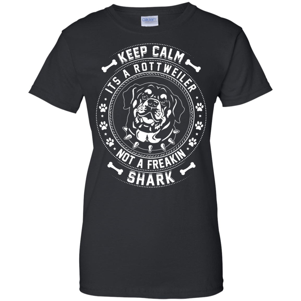 Keep Calm It's A Rottweiler Not A Freaking Shark T-Shirt & Hoodie | Teecentury.com