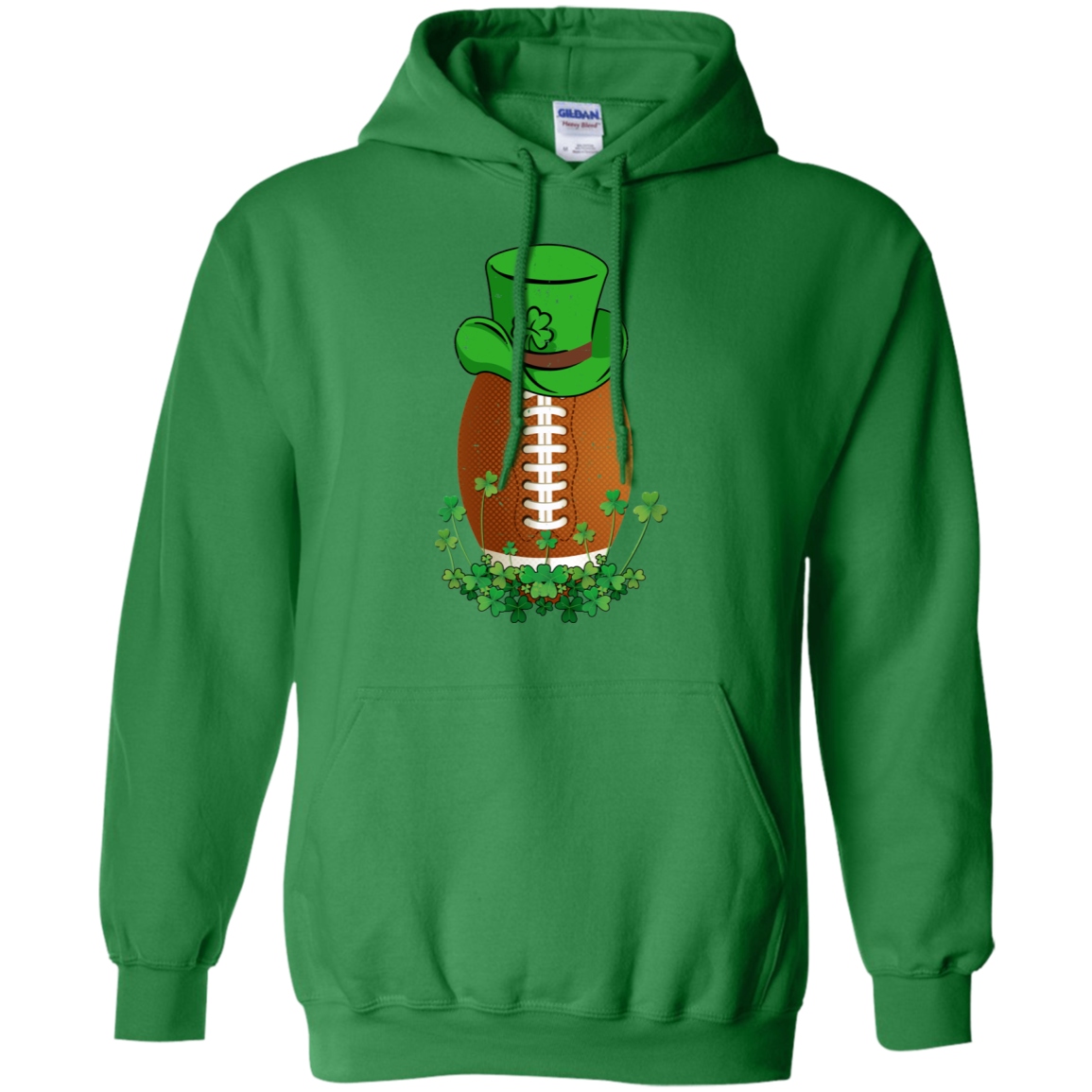 Shamrock Football Leprechaun St Patricks Day T-Shirt & Hoodie | Teecentury.com