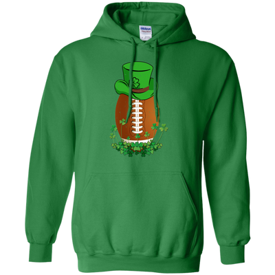 Shamrock Football Leprechaun St Patricks Day T-Shirt & Hoodie | Teecentury.com