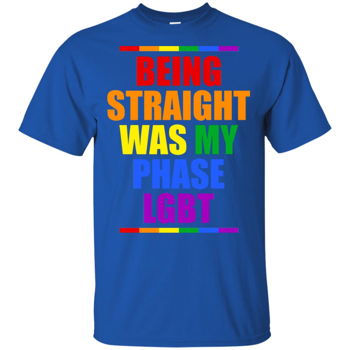 LGBT Pride Being Straight Was My Phase T-Shirt & Hoodie | Teecentury.com