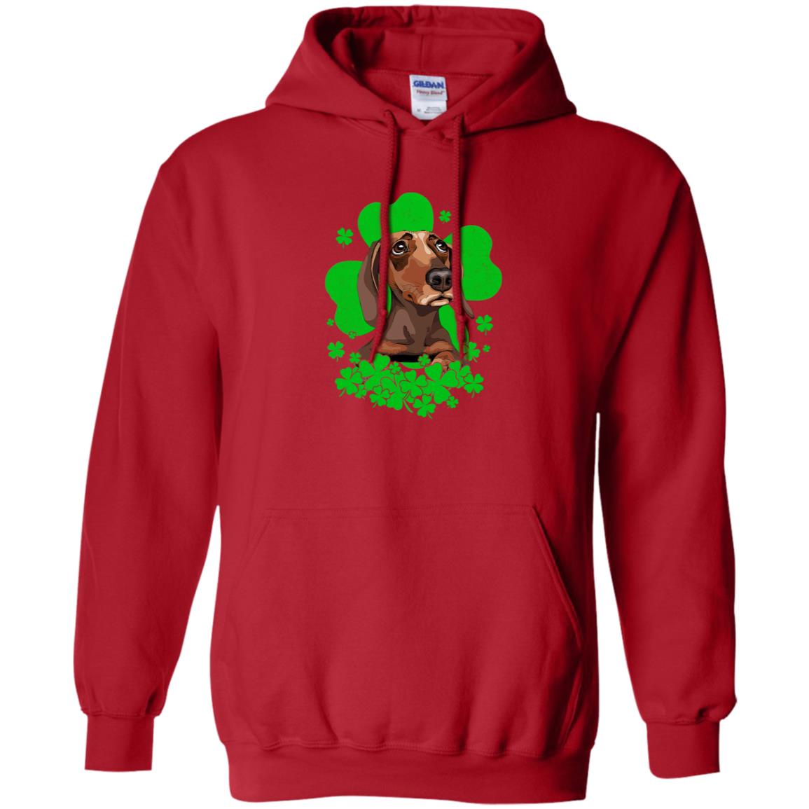 Dachshund St. Patrick's Day Clovers T-Shirt & Hoodie | Teecentury.com