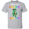 4th Grade Here I Come Dinosaur Back To School Youth Youth Shirt | Teecentury.com