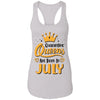 Quarantine Queens Are Born In July Social Distancing T-Shirt & Tank Top | Teecentury.com