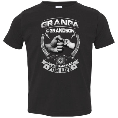 Motocross Grandpa And Grandson Riding Partners For Life Youth Youth Shirt | Teecentury.com