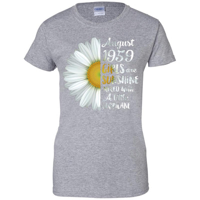 August Girls 1959 63th Birthday Gifts T-Shirt & Tank Top | Teecentury.com