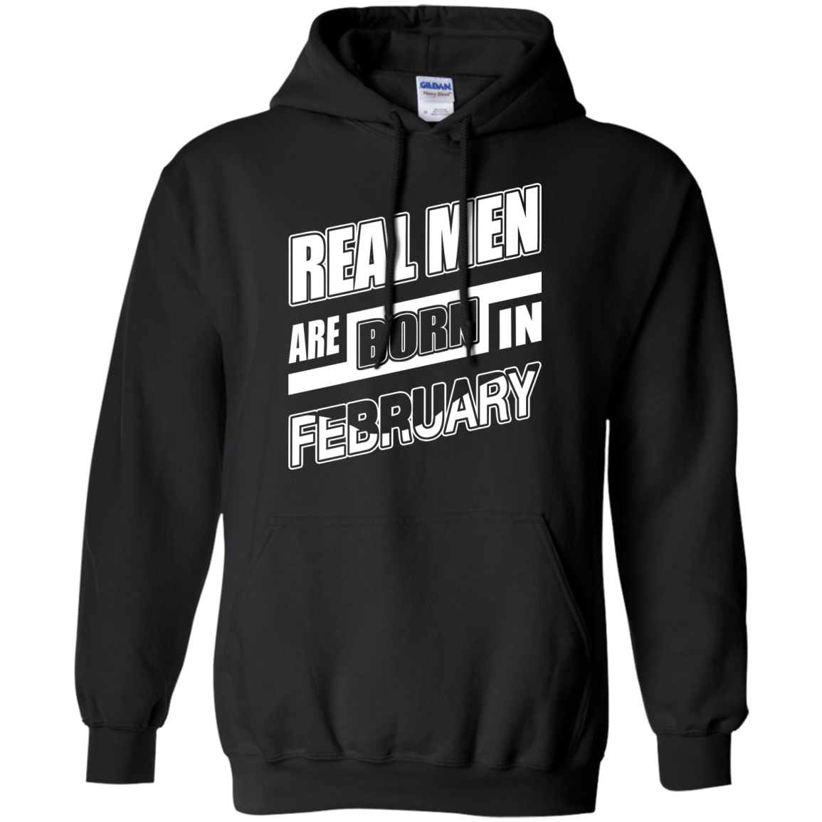 Real Men Are Born In February T-Shirt & Hoodie | Teecentury.com