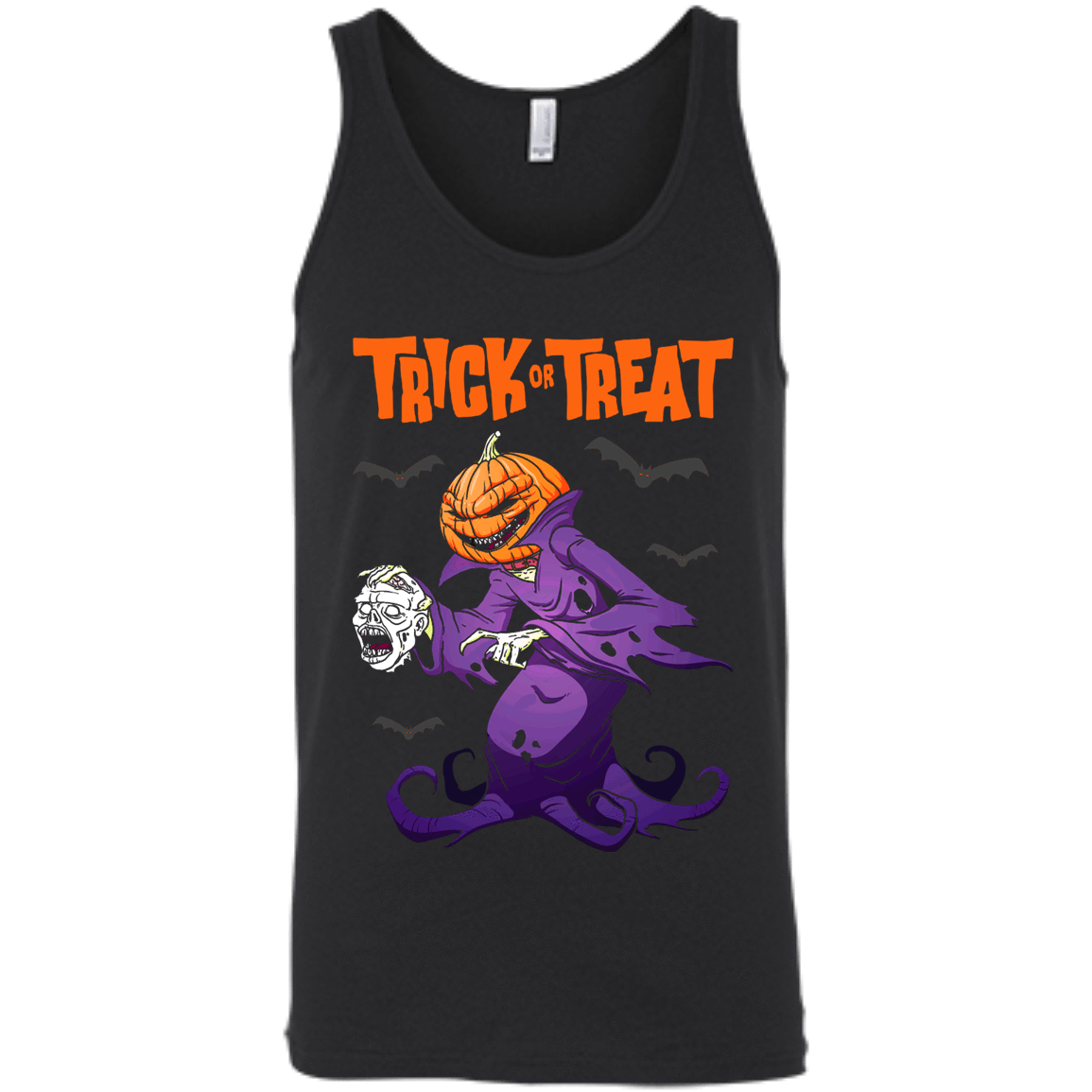 Trick Or Treat Pumpkin Zombie Halloween T-Shirt & Hoodie | Teecentury.com