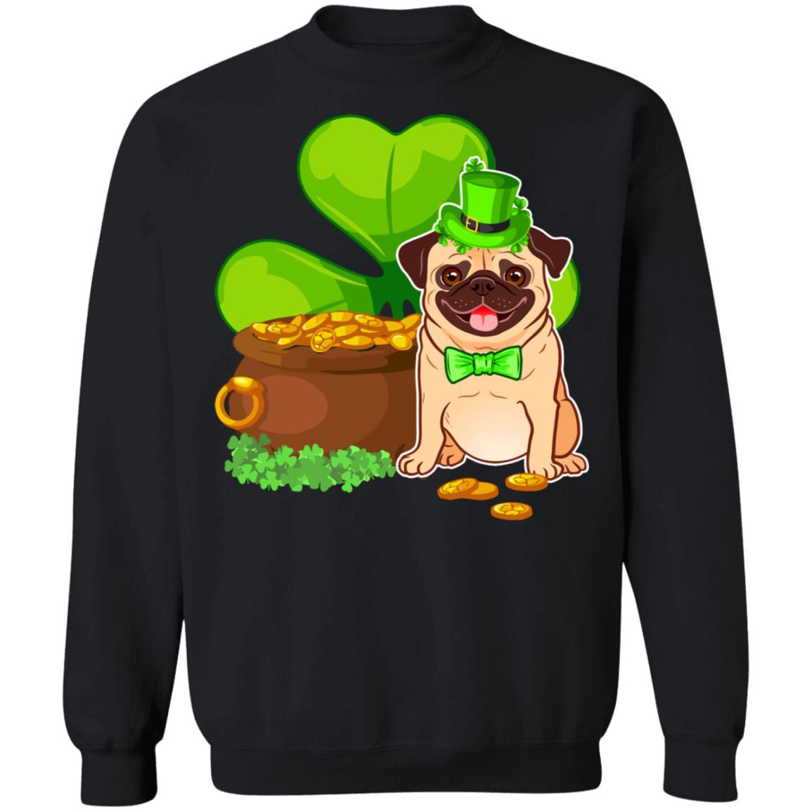 Pug St Patrick's Day Irish Dog Lover Funny Gifts T-Shirt & Hoodie | Teecentury.com