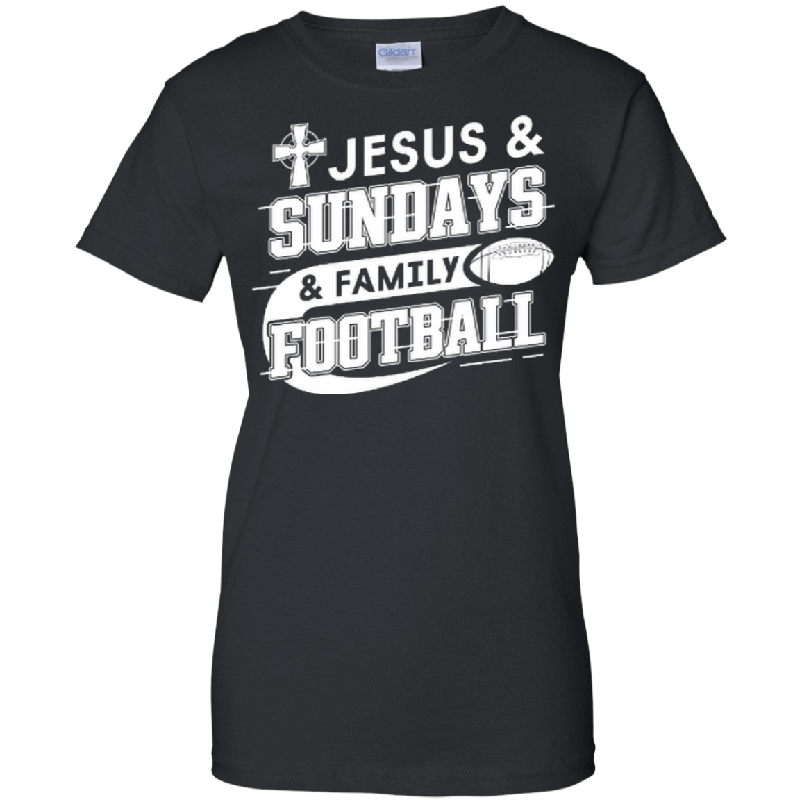Jesus Sundays Family Football T-Shirt & Hoodie | Teecentury.com