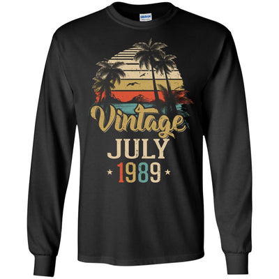 Retro Classic Vintage July 1989 33th Birthday Gift T-Shirt & Hoodie | Teecentury.com
