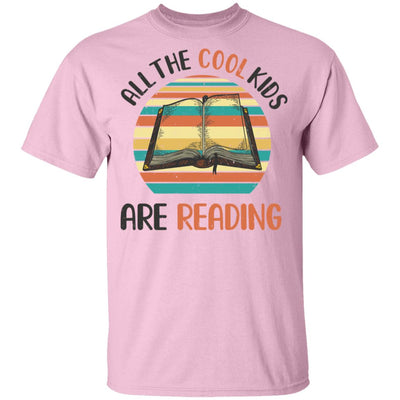 Retro Vintage Sunset All The Cool Kids Are Reading Youth Youth Shirt | Teecentury.com
