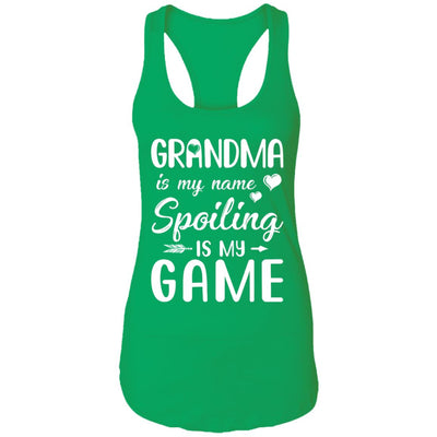 Grandma Is My Name Spoiling Is My Game Funny Mothers Day T-Shirt & Tank Top | Teecentury.com