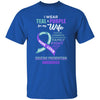 Suicide Prevention I Wear Teal And Purple For My Wife T-Shirt & Hoodie | Teecentury.com