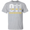 Dispatcher Thin Gold Line 911 American USA Flag T-Shirt & Hoodie | Teecentury.com