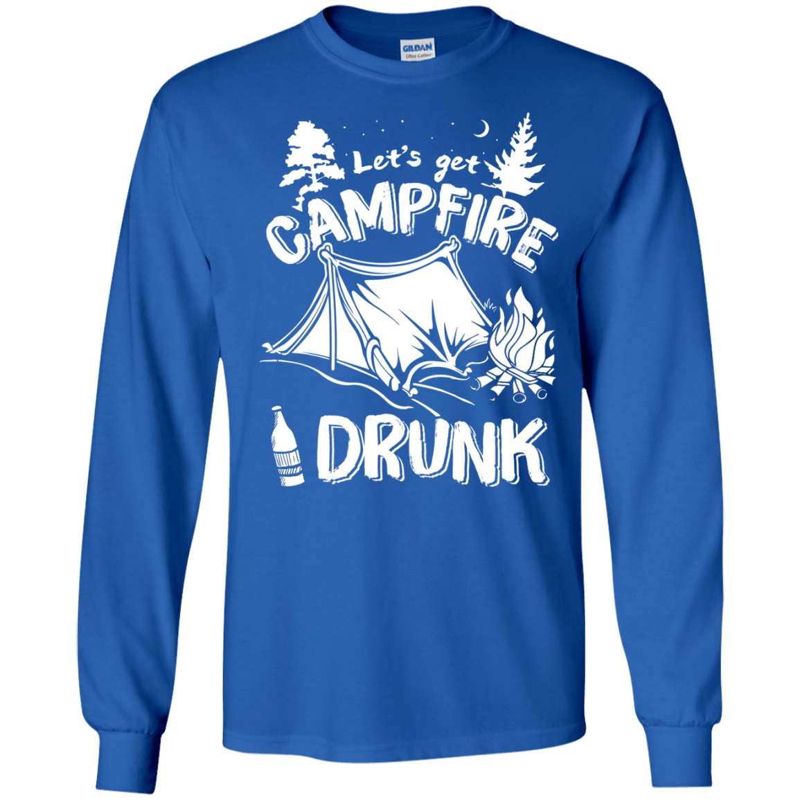Let's Get Campfire Drunk T-Shirt & Hoodie | Teecentury.com