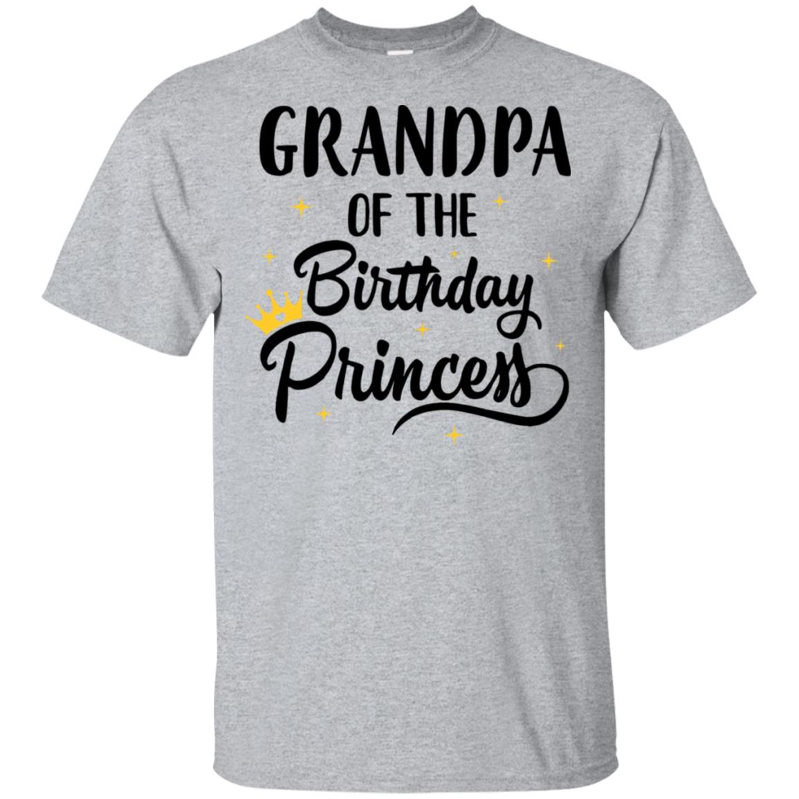 Grandpa Of The Birthday Girl T-Shirt, Birthday Party Grandpa