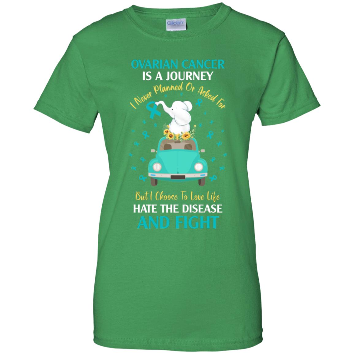 Ovarian Cancer Awareness Is A Journey T-Shirt & Hoodie | Teecentury.com