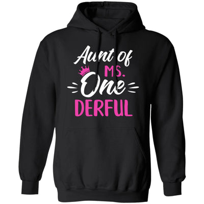 Aunt Of Ms Onederful 1st Birthday Party Costumes Gifts T-Shirt & Hoodie | Teecentury.com
