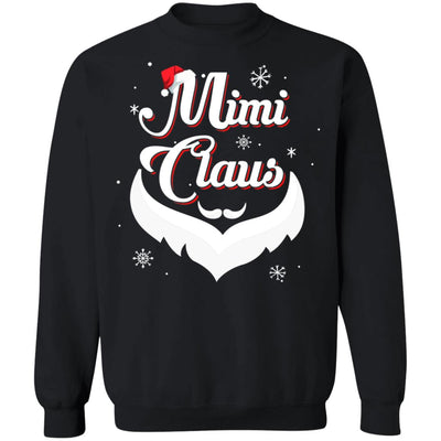 Santa Beard Matching Christmas Pajamas Mimi Claus T-Shirt & Sweatshirt | Teecentury.com