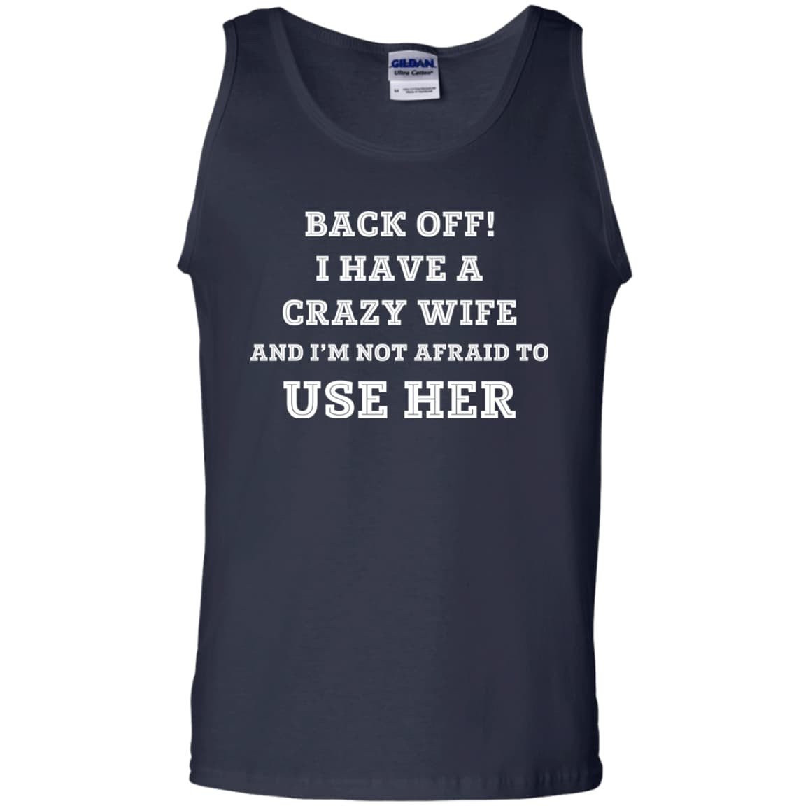BACK OFF I HAVE A CRAZY WIFE T-Shirt & Hoodie | Teecentury.com