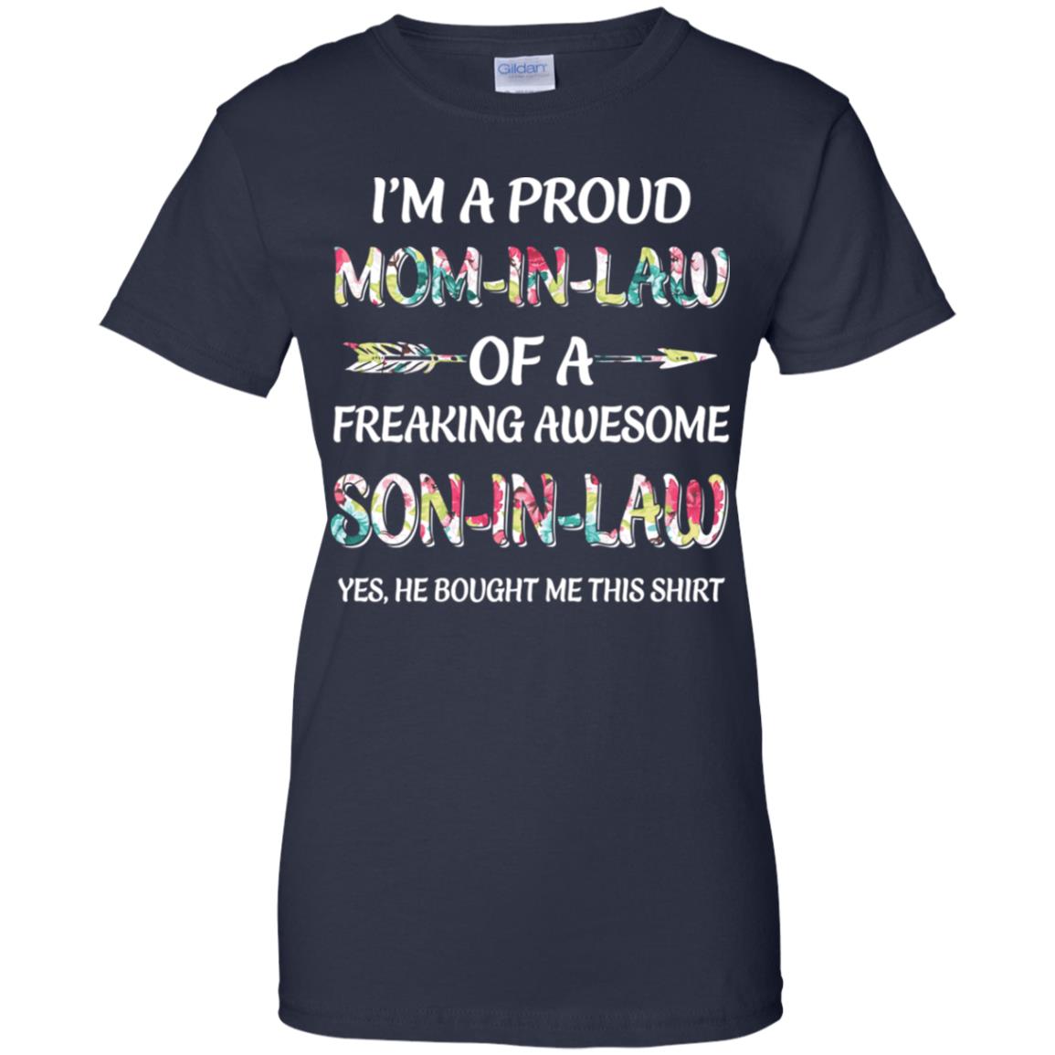 Proud Mom-In-Law Mother's Day Gift From A Son-In-Law T-Shirt & Hoodie | Teecentury.com