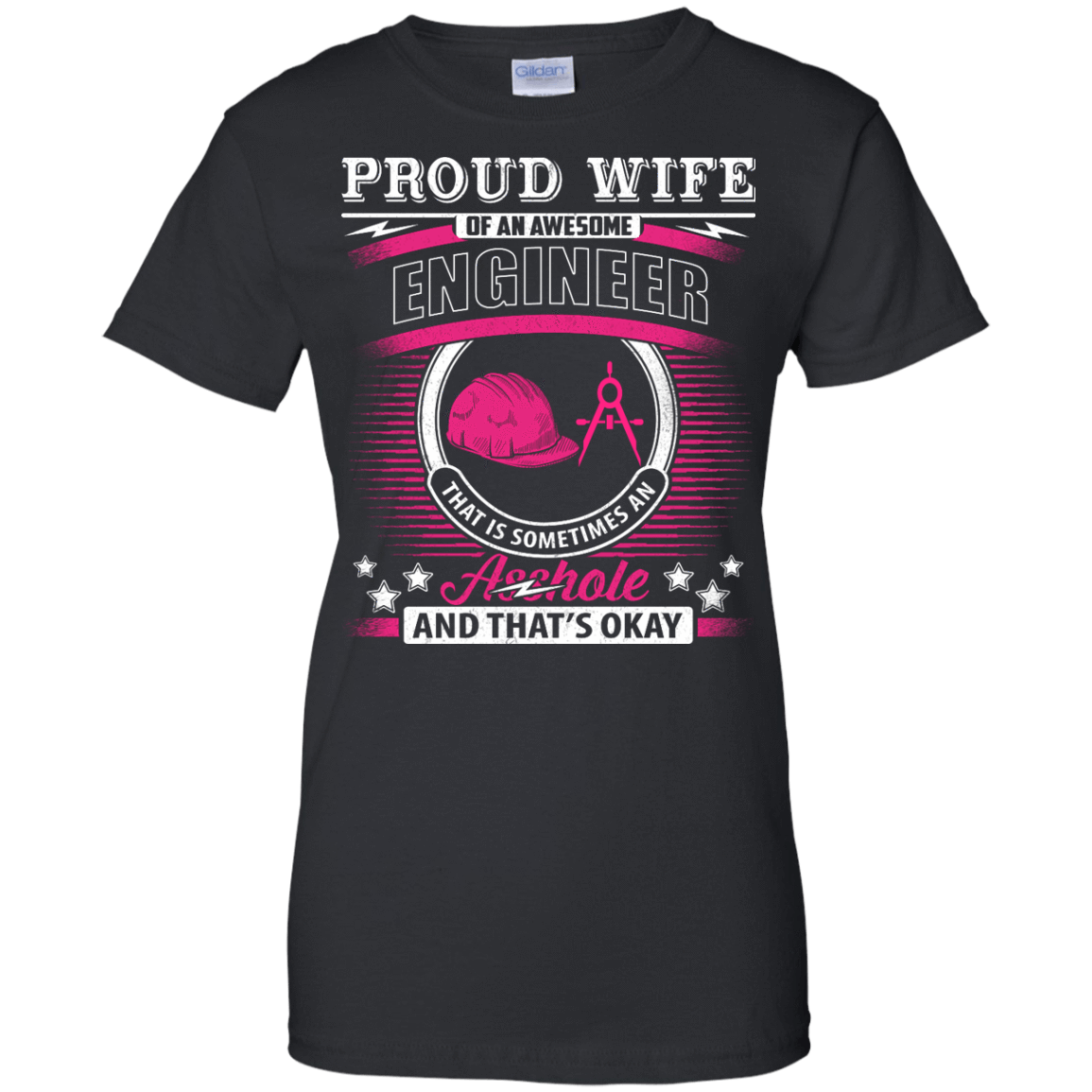 Proud Wife Of An Awesome Engineer T-Shirt & Hoodie | Teecentury.com