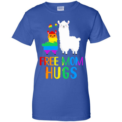 Free Mom Hugs Llama Rainbow Heart LGBT Pride Month T-Shirt & Hoodie | Teecentury.com