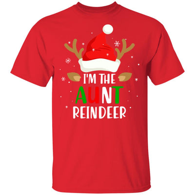 I'm The Aunt Reindeer Matching Family Christmas T-Shirt & Sweatshirt | Teecentury.com