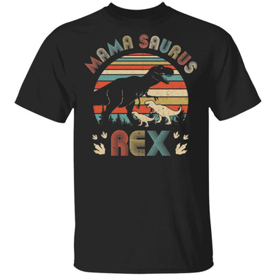Funny Mamasaurus Rex Mom And Two Kids Dinosaur T-Shirt & Tank Top | Teecentury.com