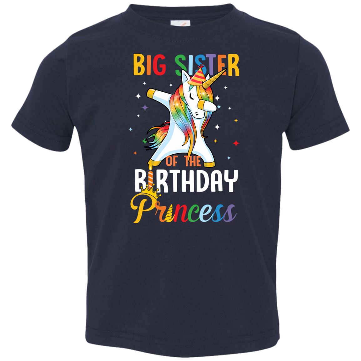Proud Big Sister Of A Birthday Princess Unicorn Dab Youth Youth Shirt | Teecentury.com