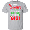 Dear Santa I Tried To Be Good But My Gigi Christmas Kids Youth Youth Shirt | Teecentury.com