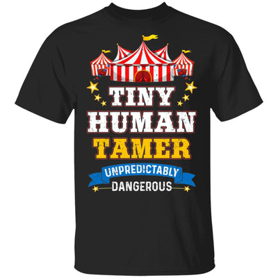 Tiny Human Tamer Circus Party Carnival Gymnast Distressed T-Shirt & Hoodie | Teecentury.com