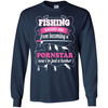 Fishing Saved Me From Becoming Pornstar T-Shirt & Hoodie | Teecentury.com