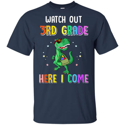 3rd Grade Here I Come Dinosaur Back To School Youth Youth Shirt | Teecentury.com