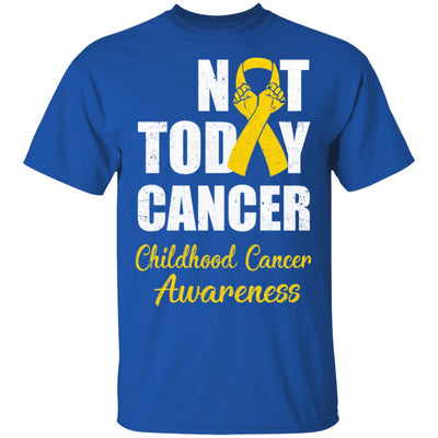 Support Childhood Cancer Awareness Gold Ribbon Not Today T-Shirt & Hoodie | Teecentury.com