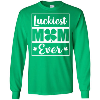 Luckiest Mom Ever St Patricks Day T-Shirt & Hoodie | Teecentury.com