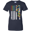 Support Autism Awareness American Flag T-Shirt & Hoodie | Teecentury.com