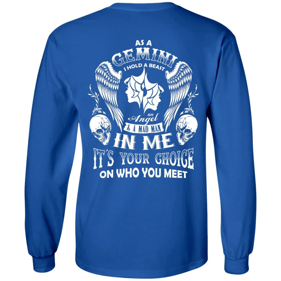 As A Gemini I Hold A Beast An Angel A Madman In Me T-Shirt & Hoodie | Teecentury.com