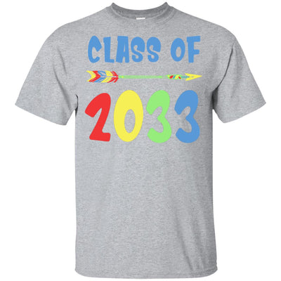 Class Of 2033 Grow With Me Pre-K First Day Of School Youth Youth Shirt | Teecentury.com