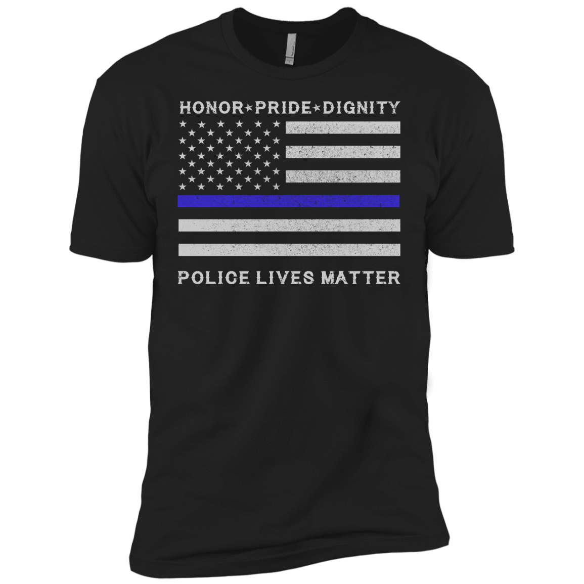 Police Shirt, Best Dad Ever Tee, American Flag' Unisex Premium T-Shirt