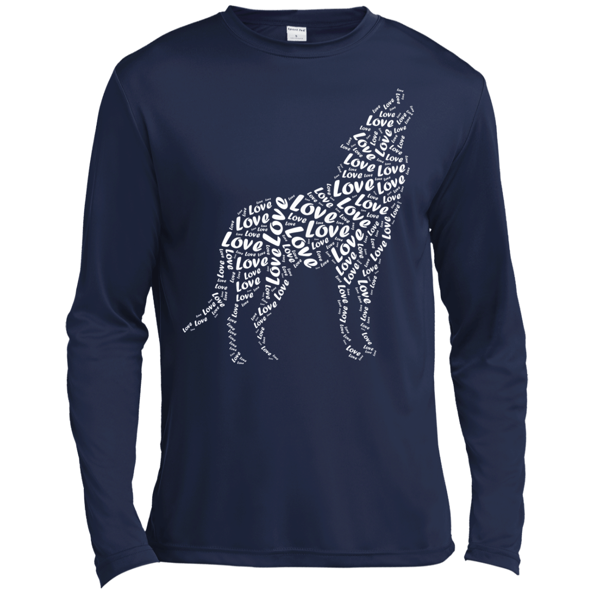 I Love Wolf T-Shirt & Hoodie | Teecentury.com