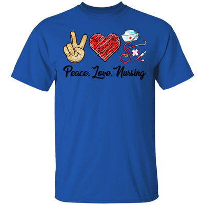 Peace Love Nursing RN Love Nurse Gifts T-Shirt & Tank Top | Teecentury.com