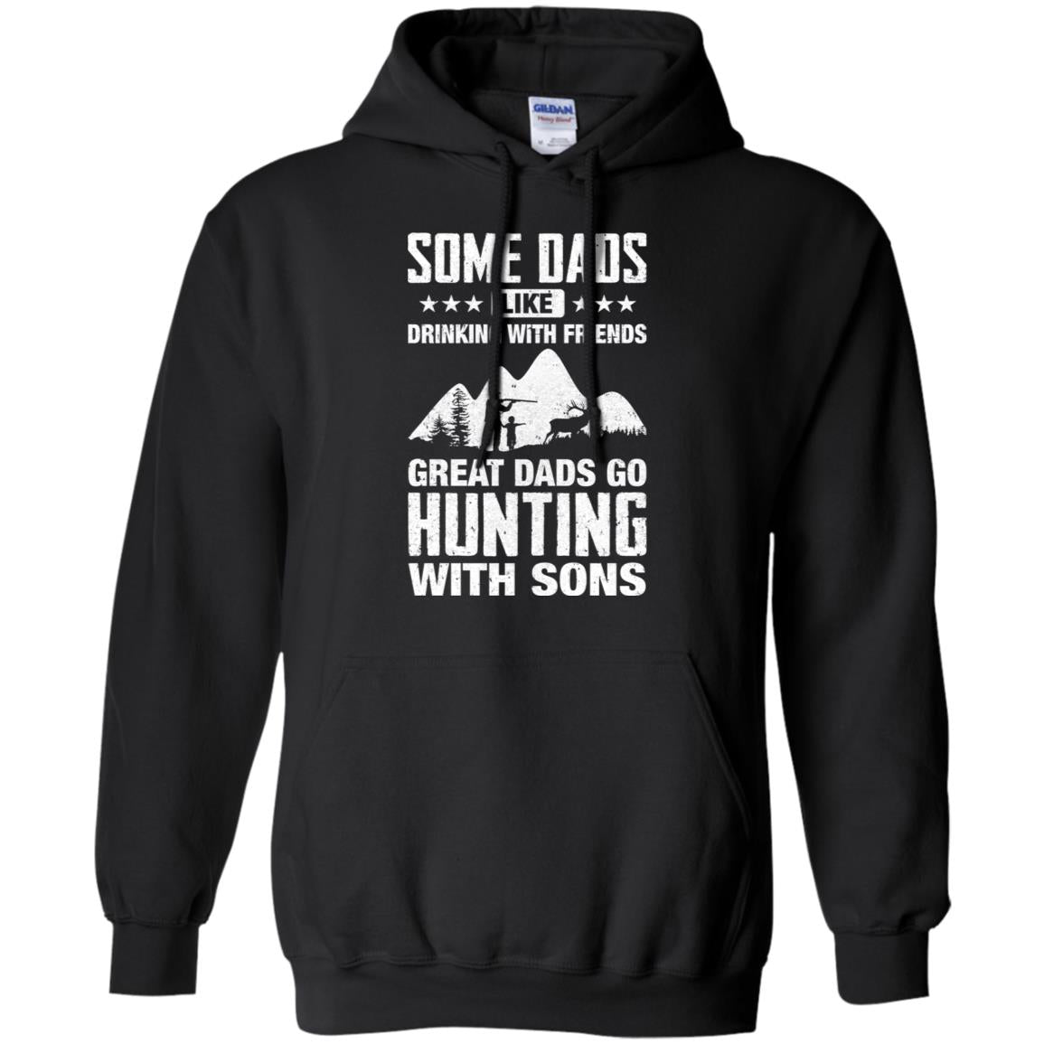 Great Dad Go Hunting With Sons Father Day Gift T-Shirt & Hoodie | Teecentury.com