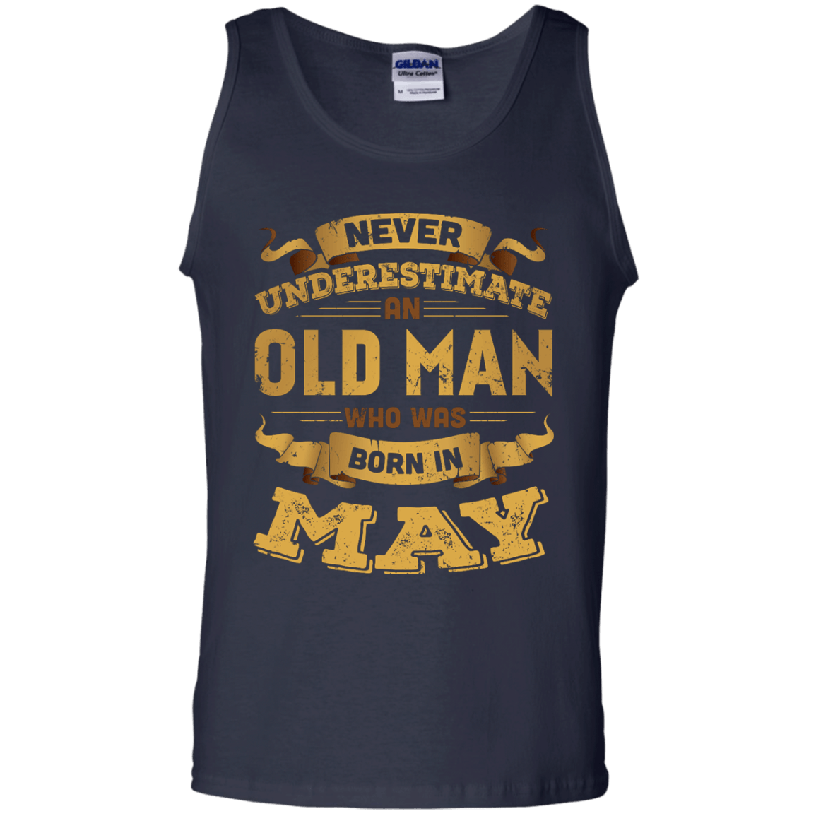 Never Underestimate An Old Man Who Was Born In May T-Shirt & Hoodie | Teecentury.com