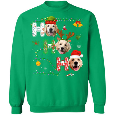 Christmas Ho Ho Ho Golden Retriever Lover Funny Xmas Gift T-Shirt & Sweatshirt | Teecentury.com