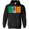 Shamrock Irish Ireland USA American Flag Gift T-Shirt & Hoodie | Teecentury.com